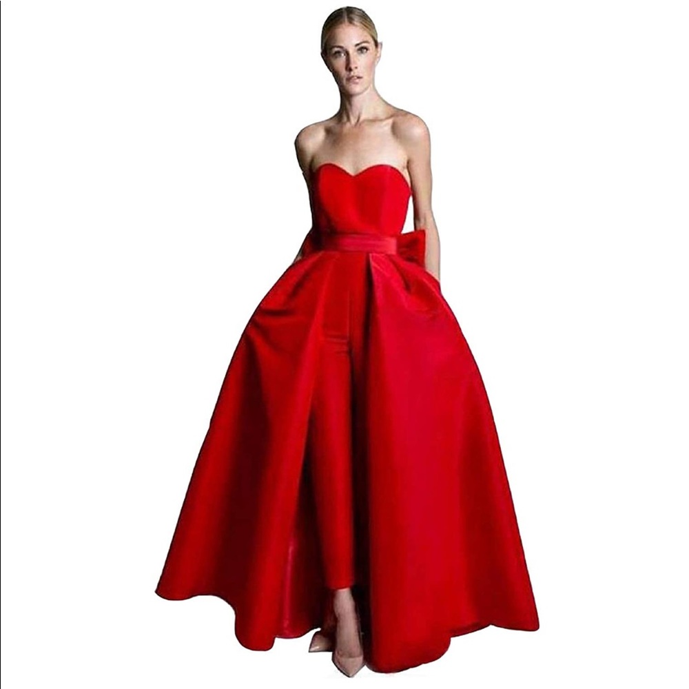 VeraQueen Jumpsuits Dress With Detachable Skirt 6 - Picture 1 of 11